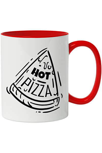 StoryGift Romania Cana Cu Mesaj In Engleza Hot Pizza, Branza, Fierbinte, Feli...