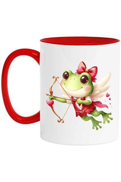 StoryGift Romania Cana cu o broasca Cupidon | ilustratie | trage cu arcul | i...