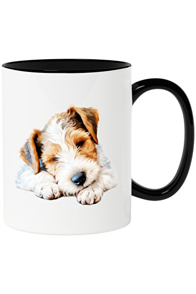 StoryGift Romania Cana cu un catel blanos obosit | ilustratie | aproape ca ad...