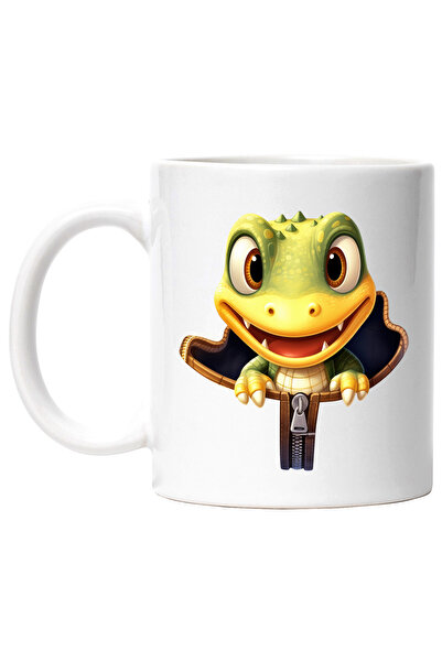 StoryGift Romania Cana cu un pui de dinozaur care iese dintr-un buzunar | fer...