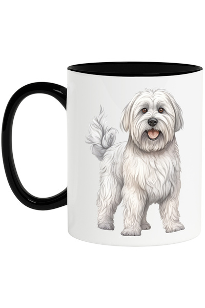 StoryGift Romania Cana cu un caine alb | blanos | ilustratie | curios | ascul...