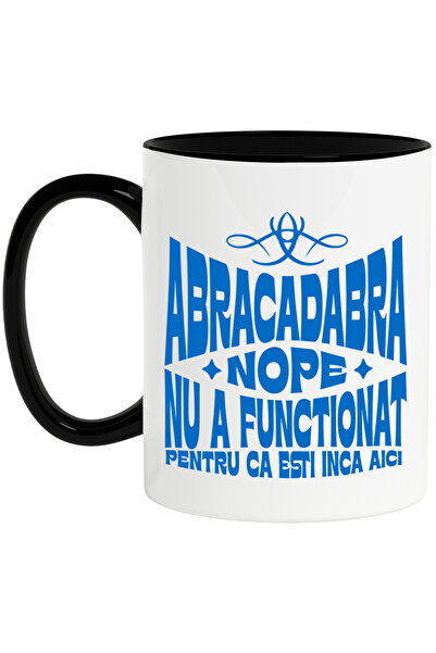 StoryGift Romania Cana cu Design Iluzie Optica Magician Vraji Text Abracadabr...
