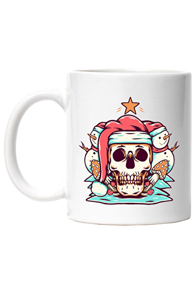 StoryGift Romania Cana Craniu de Craciun, Stea, Om de zapada, Sarbatori, Mult...