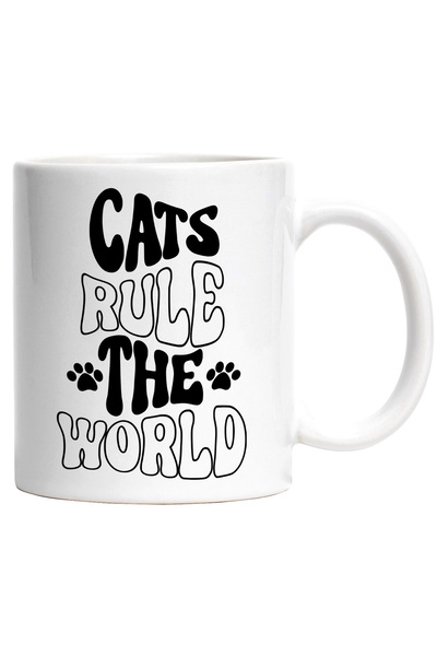 StoryGift Romania Cana cu labute pentru cei care considera ca pisicile conduc...