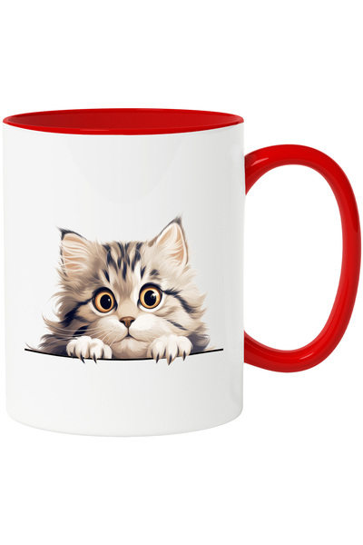 StoryGift Romania Cana cu o pisicuta uimita | ilustratie | speriata | pentru ...