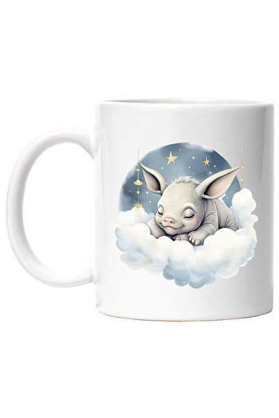 StoryGift Romania Cana cu un hipopotam micut care doarme | ilustratie | stelu...