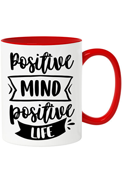 StoryGift Romania Cana cu textul "Positive mind, positive life" - minte pozit...