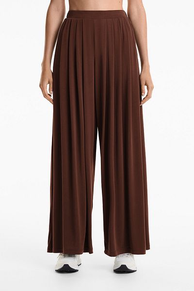 Oysho Extra wide modal blend trousers