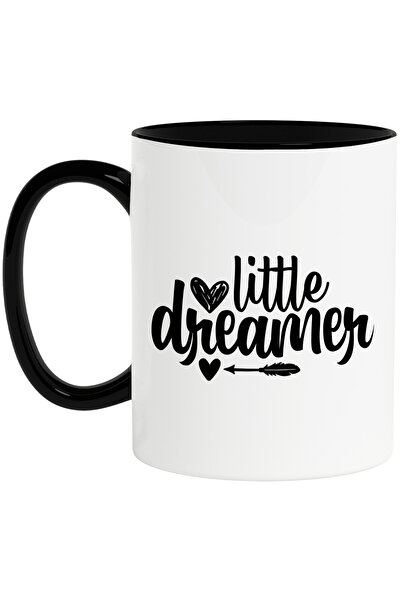 StoryGift Romania Cana cu inimioare si textul in engleza "Little dreamer" - m...