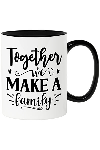 StoryGift Romania Cana cu inimioare si mesajul "Impreuna noi "facem" o famili...