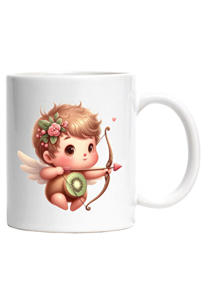 StoryGift Romania Cana cu un bebelus Cupidon | ilustratie | trage cu arcul | ...