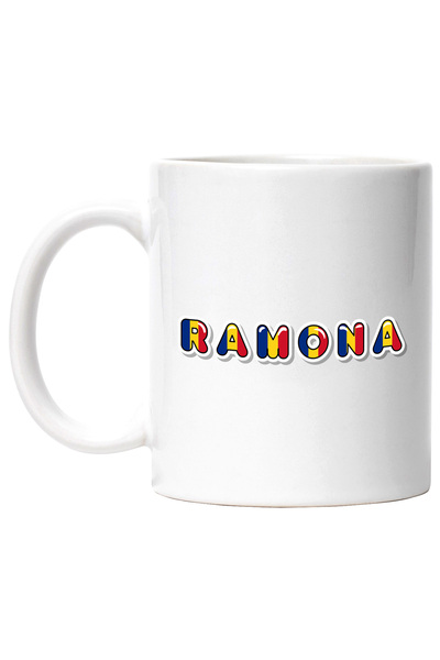 StoryGift Romania Cana Cu Numele Ramona, Romania, Suporter, Steagul Romaniei,...