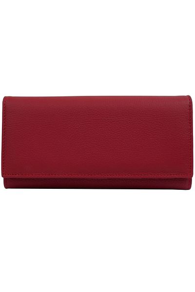 OEM Women's wallet, dark red, made of genuine leather, Tita - PR121