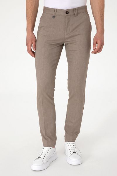 U.S. Polo Assn. Men's Khaki Canvas Trousers 50299990-Vr027