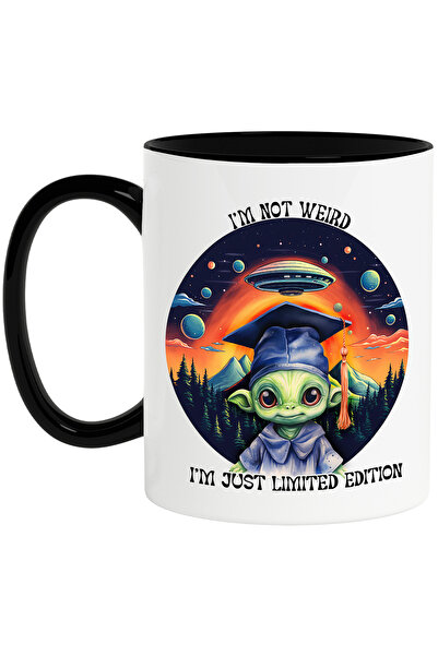 StoryGift Romania Cana cu un extraterestru cu palarie de absolvent | ilustrat...