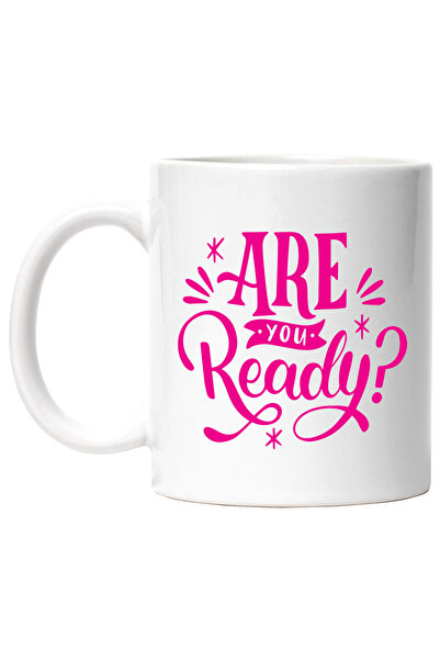 StoryGift Romania Cana cu mesajul in engleza "Are you ready?" - esti gata pen...