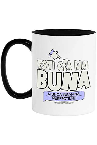 StoryGift Romania Cana Mesaj Motivational Femeie Puternica Esti Cea Mai Buna ...