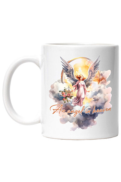 StoryGift Romania Cana cu un inger cu mesajul "An angel in Heaven", rai, ilus...