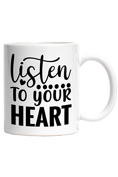 StoryGift Romania Cana cu mesajul "Listen to your heart" - asculta-ti inima c...