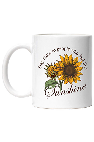 StoryGift Romania Cana cu floarea-soarelui cu mesajul "Stay close to people w...