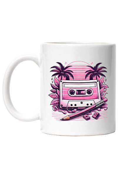 StoryGift Romania Cana cu o caseta veche, ilustratie, stil retro, vechi, crei...