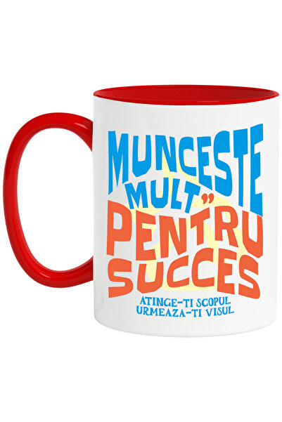 StoryGift Romania Cana cu Mesaj Motivational In Limba Romana Munceste Mult Pe...