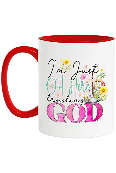 StoryGift Romania Cana cu mesajul "I'm just out here trusting God", religie, ...