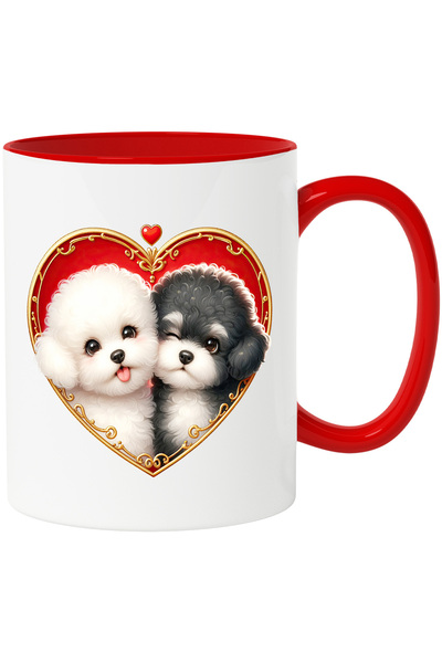 StoryGift Romania Cana cu o catelusa si un catel | ilustratie | cadru in form...