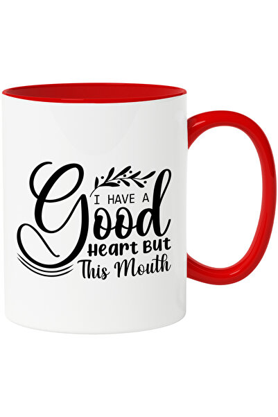StoryGift Romania Mug for those who have a good heart, but a mouth that betra...