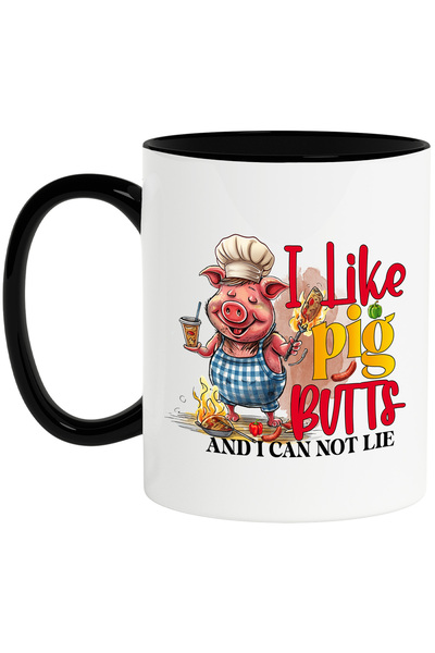 StoryGift Romania Cana cu un porc cu mesajul "I like pig butts and I can not ...