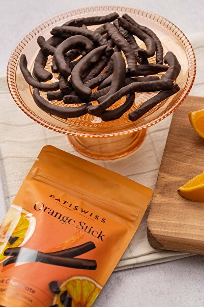 Patiswiss Bitter Çikolatalı Portakal Çubukları, 80g