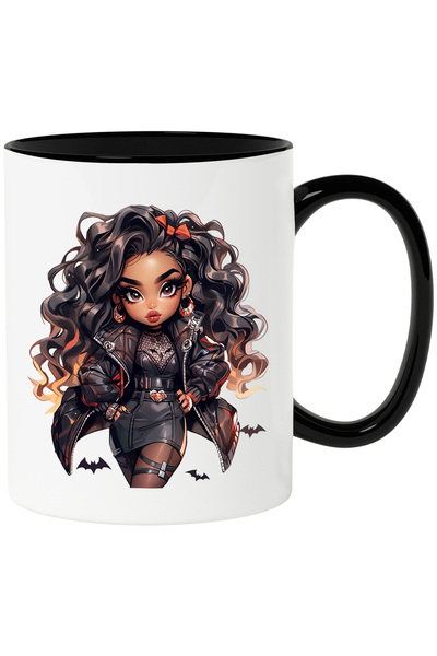 StoryGift Romania Cana cu o fata de culoare | ilustratie | frumusica | liliec...