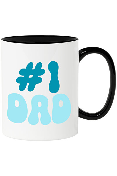 StoryGift Romania Cana cu Mesajul in Engleza Number One Dad, Tata pe Primul L...