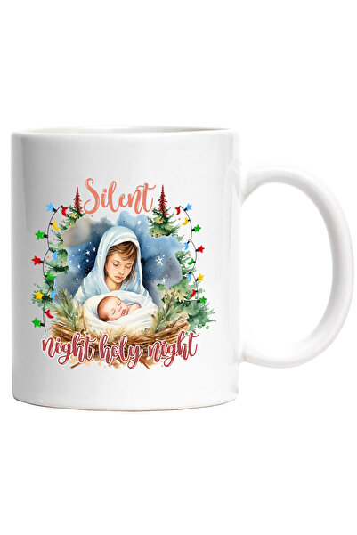 StoryGift Romania Cana cu scena Nasterii Domnului cu mesajul "Silent Night, H...