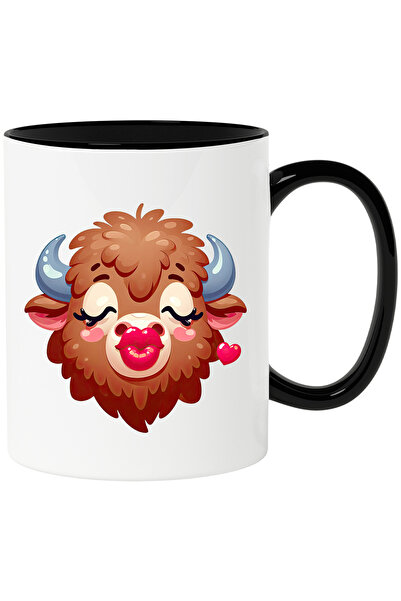 StoryGift Romania Cana cu un zimbru care da un pupic | ilustratie | Valentine...