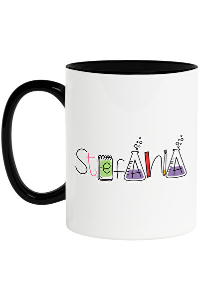 StoryGift Romania Cana Cu Numele Stefania, Scoala, Chimie, Materii, Algebra, ...