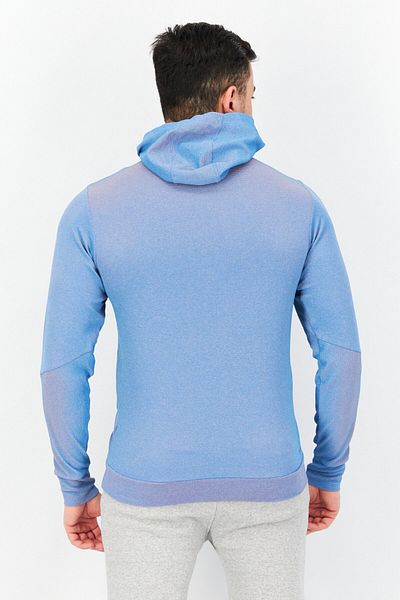 New Balance Men Sportswear Fit Long Sleeves Training Sweatshirt, Blue Combo