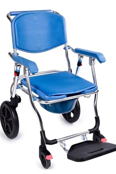 karagül İthal Banyo Ve Tuvalet Özellikli Tekerlekli Sandalye Klozetli Katlanı...