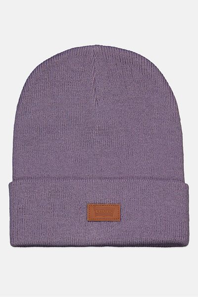Levi's Men Brand Logo Knit Beanie, Purple