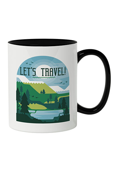 StoryGift Romania Cana Cu Peisaj Verde Natura Soare Stralucitor, Mesaj In Eng...