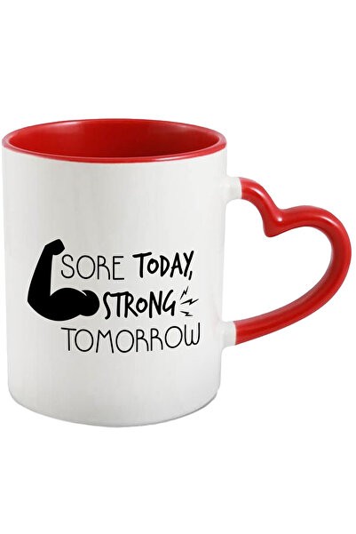 StoryGift Romania Cana Cu Mesaj In Engleza Sore Today Strong Tomorrow, Muschi...