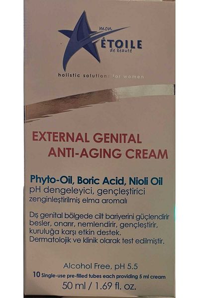 Etoile Ex. Genital Anti-Aging Cream - Herbal Estrogen + Niolic Oil Ph 5.5