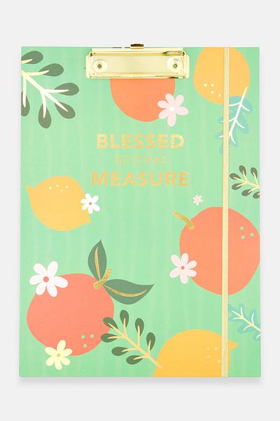 Paperbuzz Folder Clipboard Write Pad Memo, Green Combo