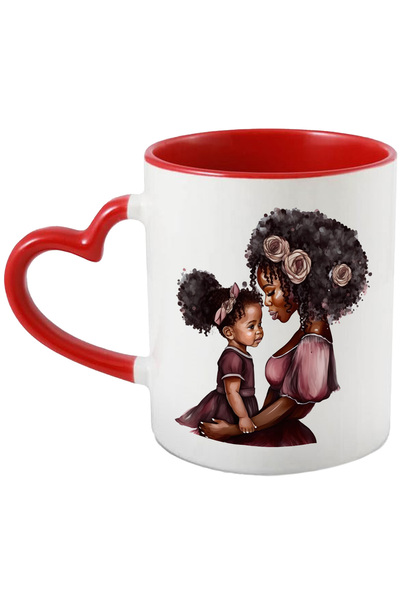 StoryGift Romania Cana cu o mama de culoare care isi tine in brate fetita | i...