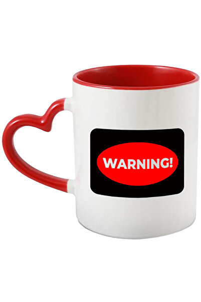 StoryGift Romania Cana Cu Mesaj In Engleza Warning, Simbol, Semn, Multicolor ...