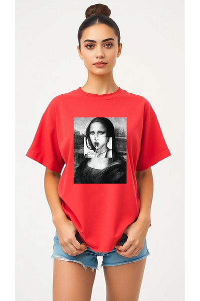 uyguntarz Mona Lisa Printed Design Tshirt