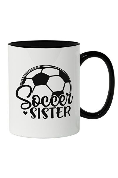 StoryGift Romania Cana Cu Minge De Fotbal, Text In Engleza Soccer Sister, Sur...