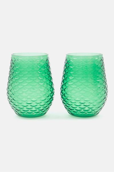 Phantom Chef 2 Piece Acrylic Tumbler Set 532 Ml, Green