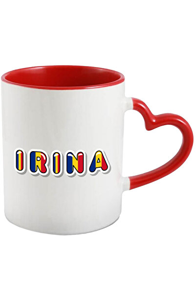 StoryGift Romania Cana Cu Numele Irina, Romania, Suporter, Steagul Romaniei, ...