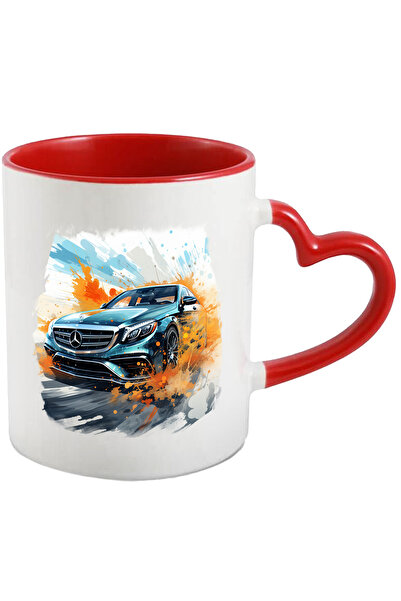 StoryGift Romania Cana Cu Masina, Brand, Mercedes, Sosea, Cer, Splash Waterco...